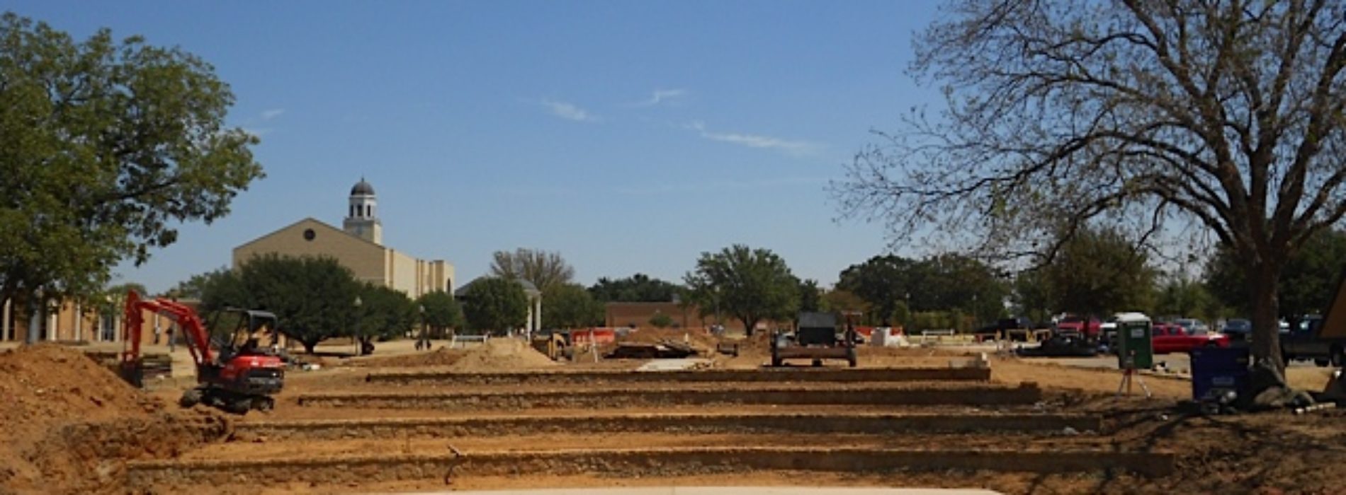 Construction Continues on Outdoor Theater