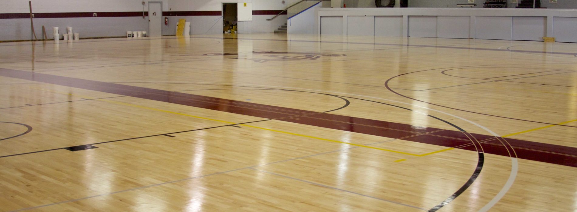 Gym Floor Gets a Facelift