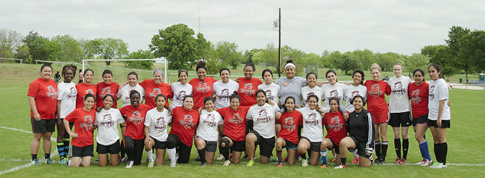 Alumni Battle Knights in 2nd Annual Soccer Match