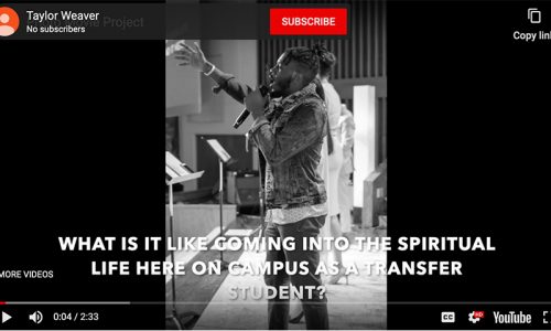 Spiritual Life and the Transfer Student to SWAU (Audio Slideshow)
